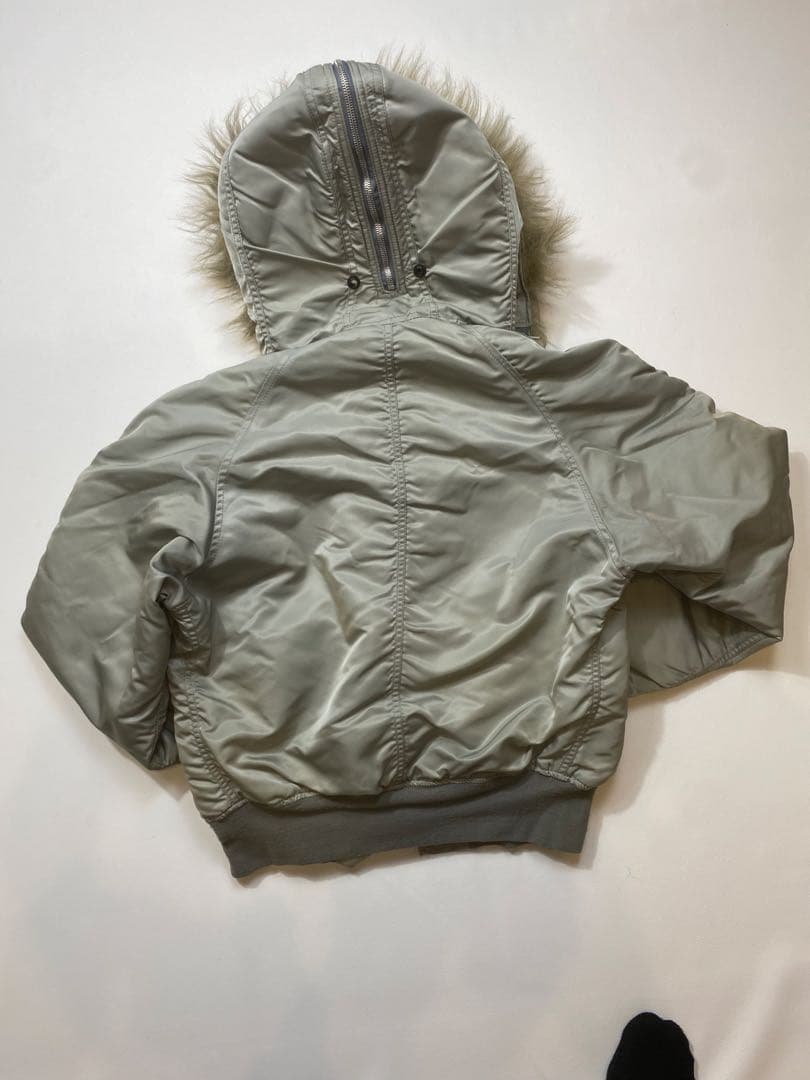 MA-1 AVIREX N-2B フライトジャケット グレー　USA製 M相当