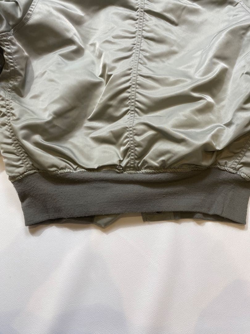 MA-1 AVIREX N-2B フライトジャケット グレー　USA製 M相当