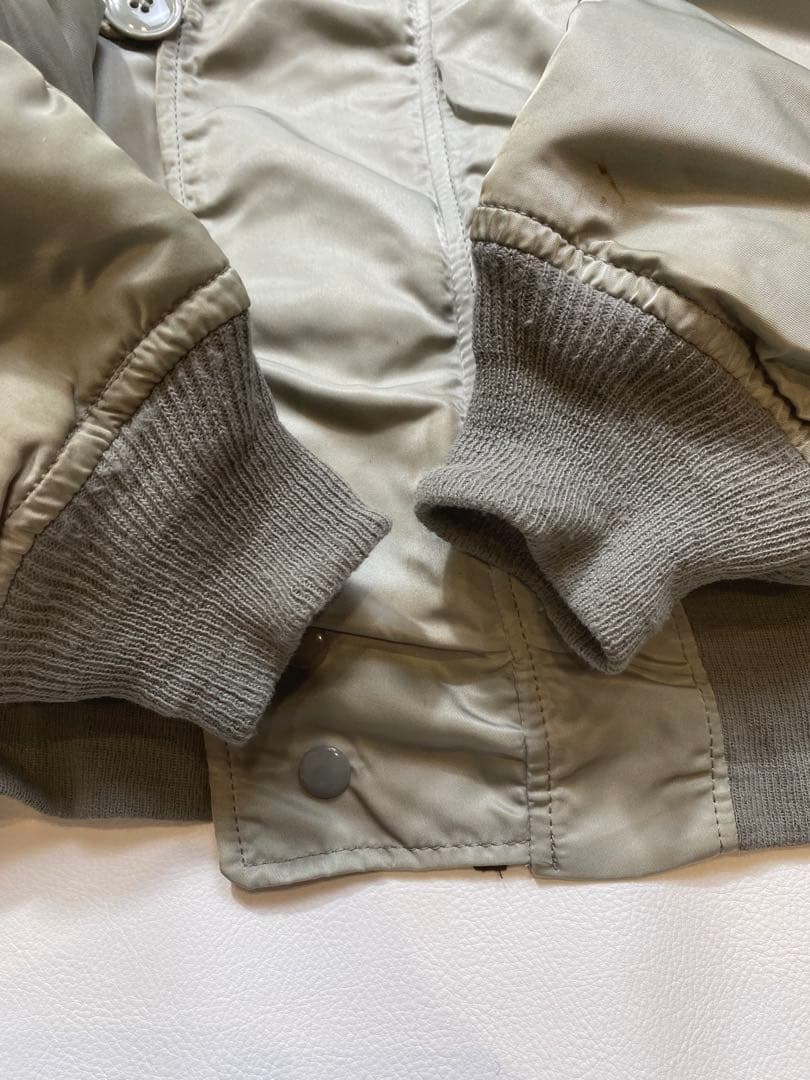 MA-1 AVIREX N-2B フライトジャケット グレー　USA製 M相当