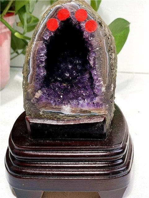 1710gAAA級ウルグアイ産天然アメジストドーム原石YT8G3/384G55A