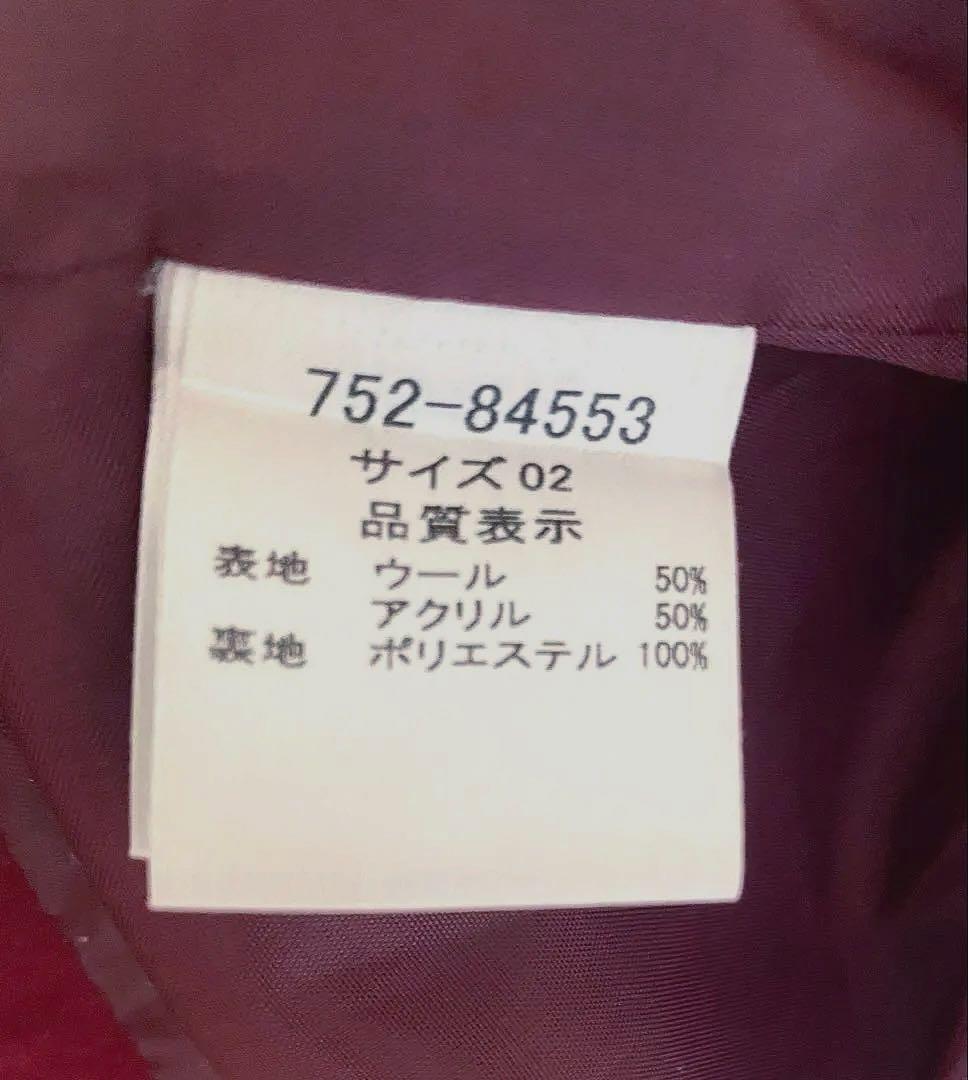 【最終値下げ】昭和レトロ　赤　コート　2way Cloche ビンテージ　￼