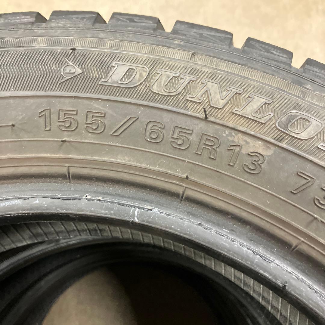 DL WM01 155/65R13 18年製 4本セット冬タイヤ軽四専用全国送料
