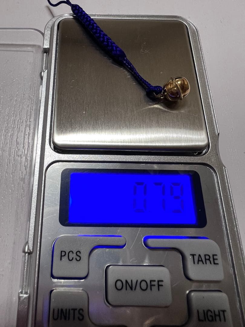 K18 鈴 根付けストラップ