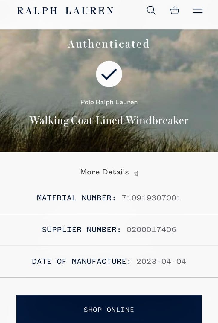 新品 タグ付 Ralph Lauren トレンチコート ラルフローレン