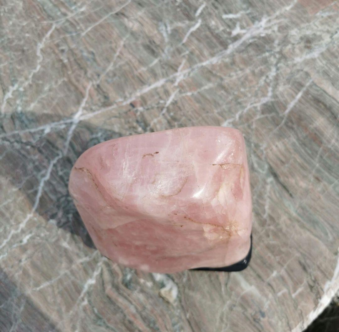 ローズクォーツ　虹入り　11キロ　紅水晶 クリスタル　鑑賞石　石　クリスタル