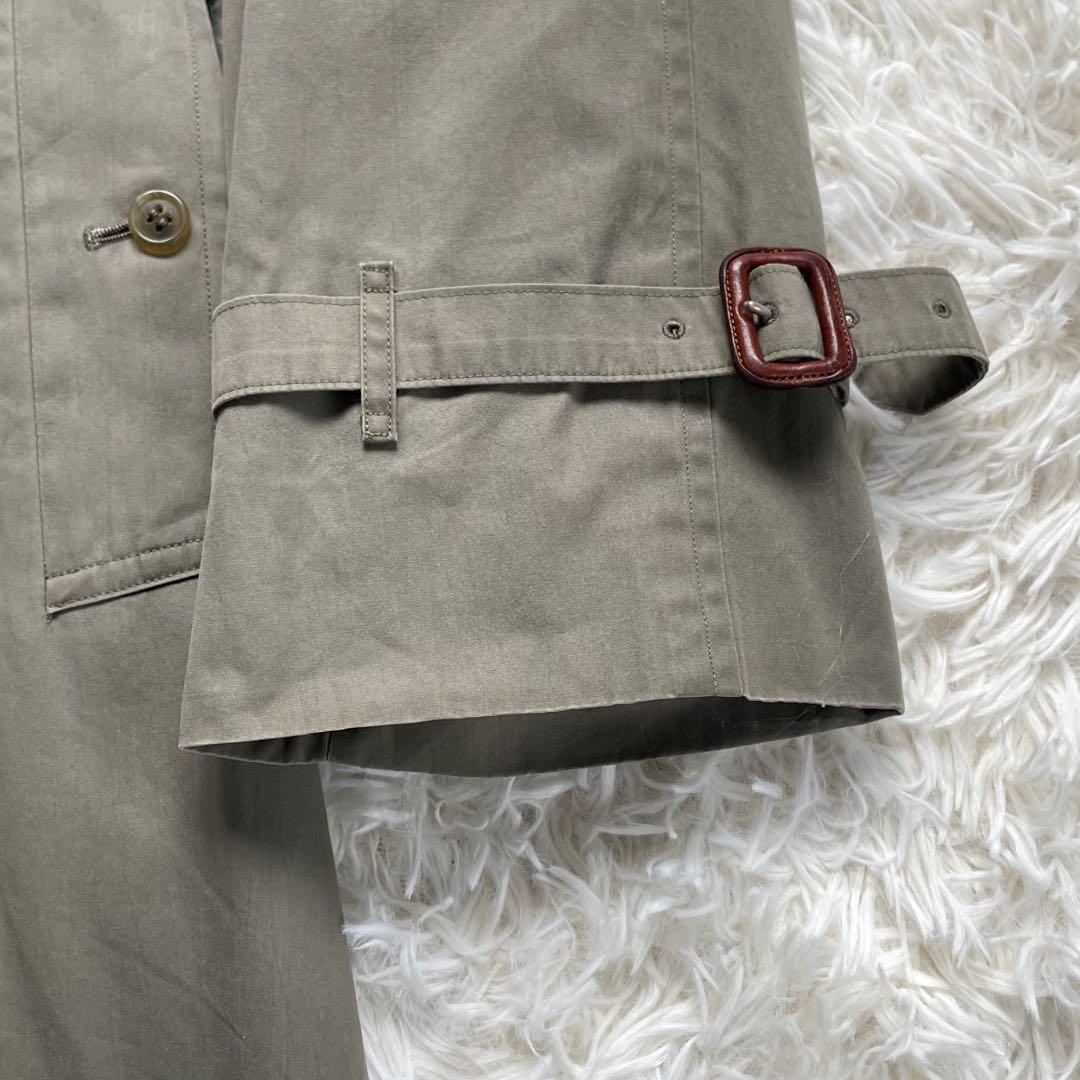 Burberrys バーバリーカーキトレンチコートノバチェックライナーベルト付属