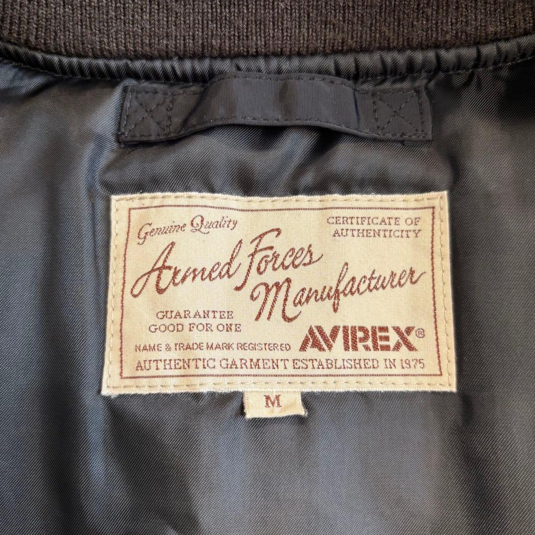 【山本】売り尽くし✨アルファ MA-1 ブラックジャケット エンブレム刺繍