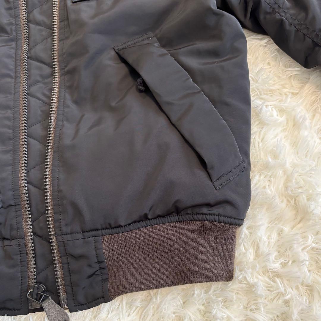 【山本】売り尽くし✨アルファ MA-1 ブラックジャケット エンブレム刺繍