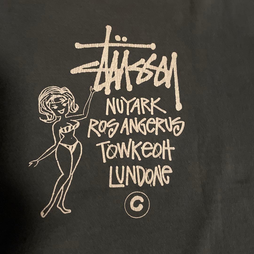 Old Stussy 90年台初期黒タグ 黒色 Lサイズ