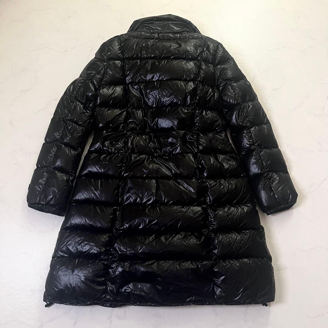 希少　XL　美品　タトラス　ダウンコート　アマンダ　ショールカラー　黒　 04