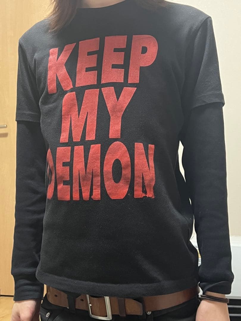 MoneySex888 KEEP MY DEMON SサイズTシャツ