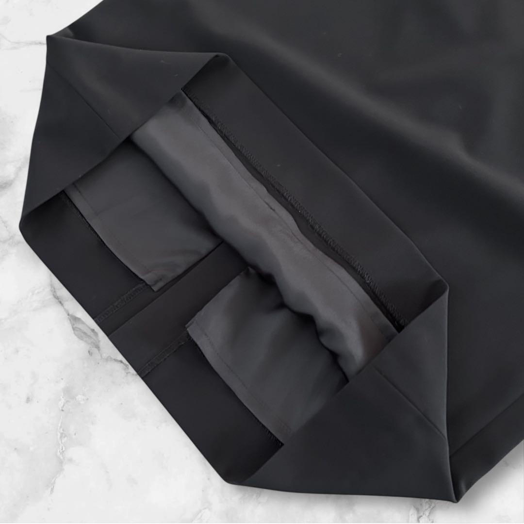 【美品】23区 セットアップ スーツ 3点セット 大きいサイズ 40 L 黒