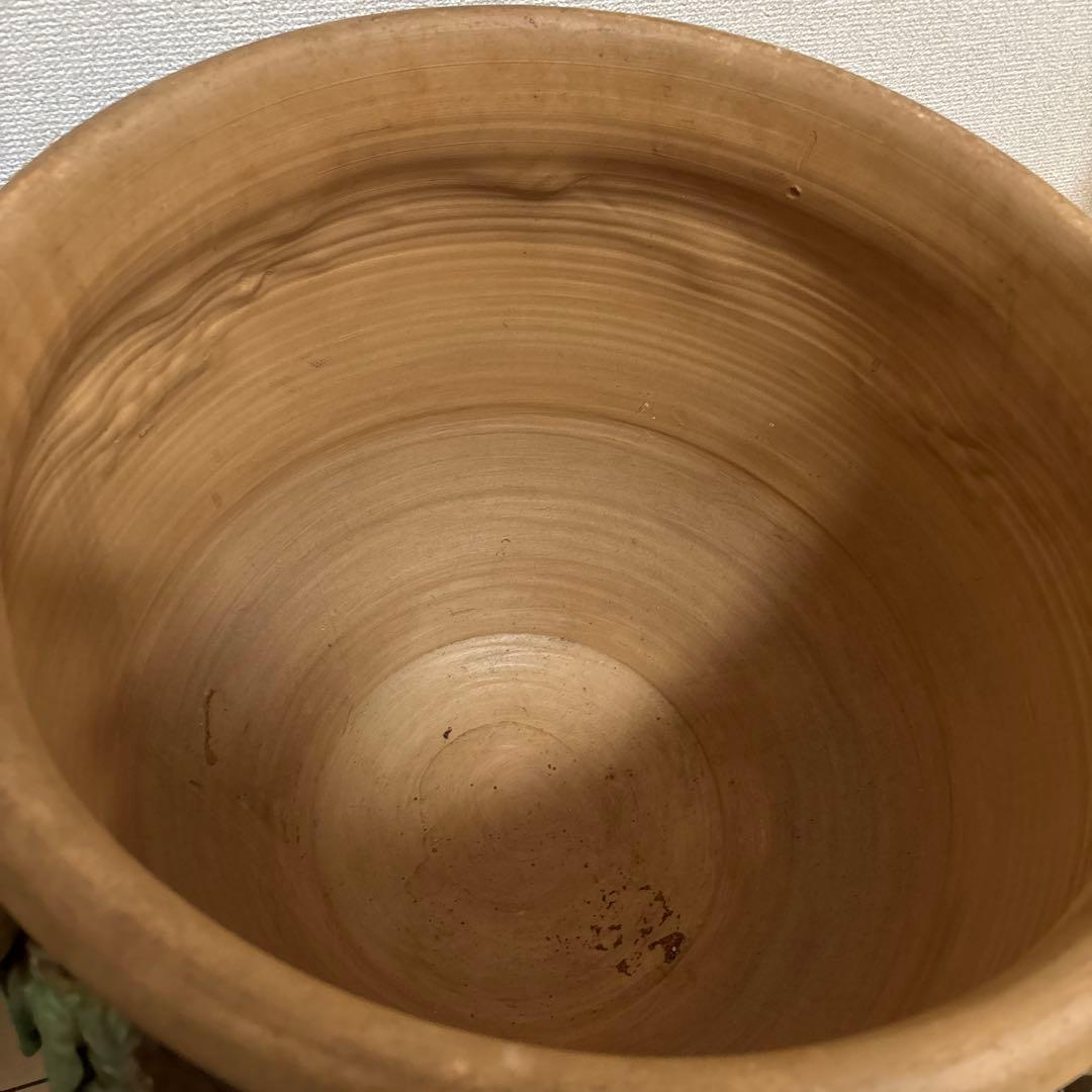 観葉植物　鉢カバー　イタリア　テラコッタ