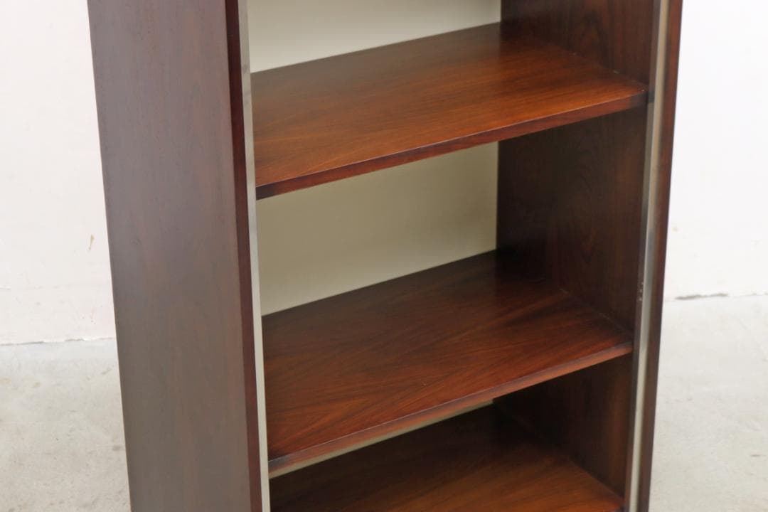 ヴィンテージ ローズウッド シェルフ 本棚 キャビネット 飾り棚 食器棚 2