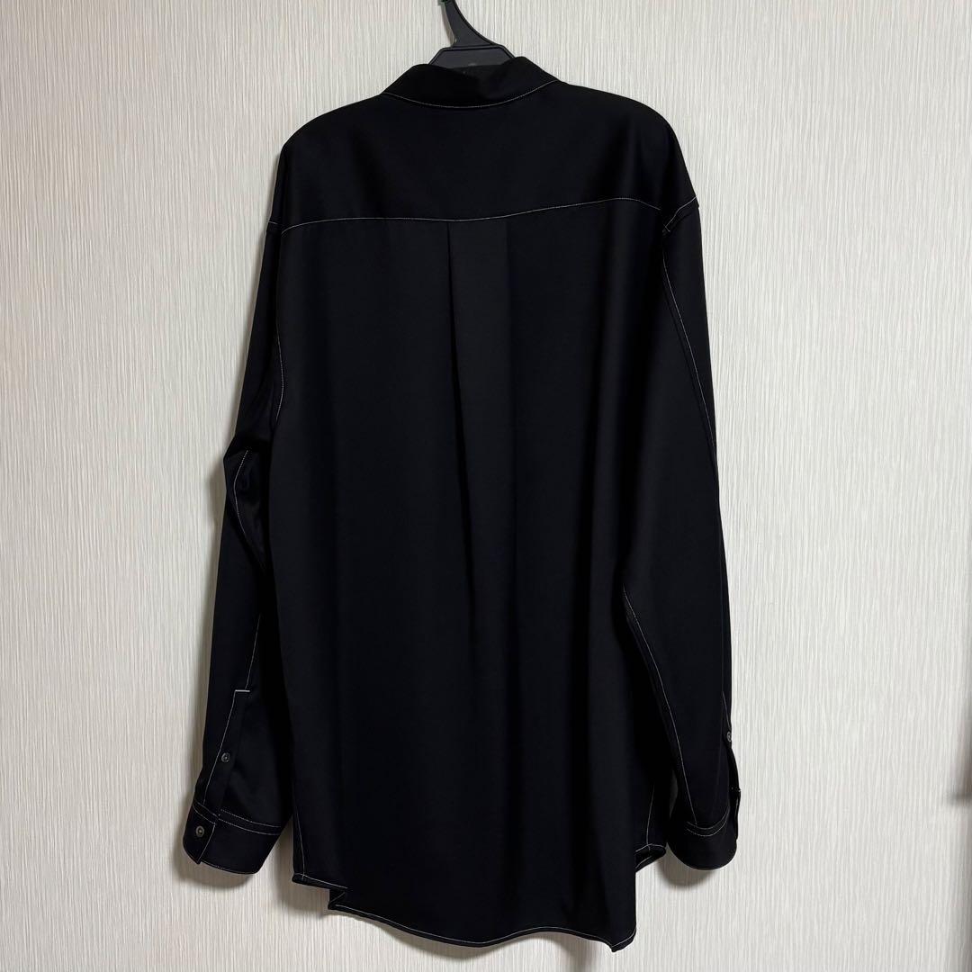 MB ULTIMATE 尾州ウール パーマネントカラーステッチシャツ M