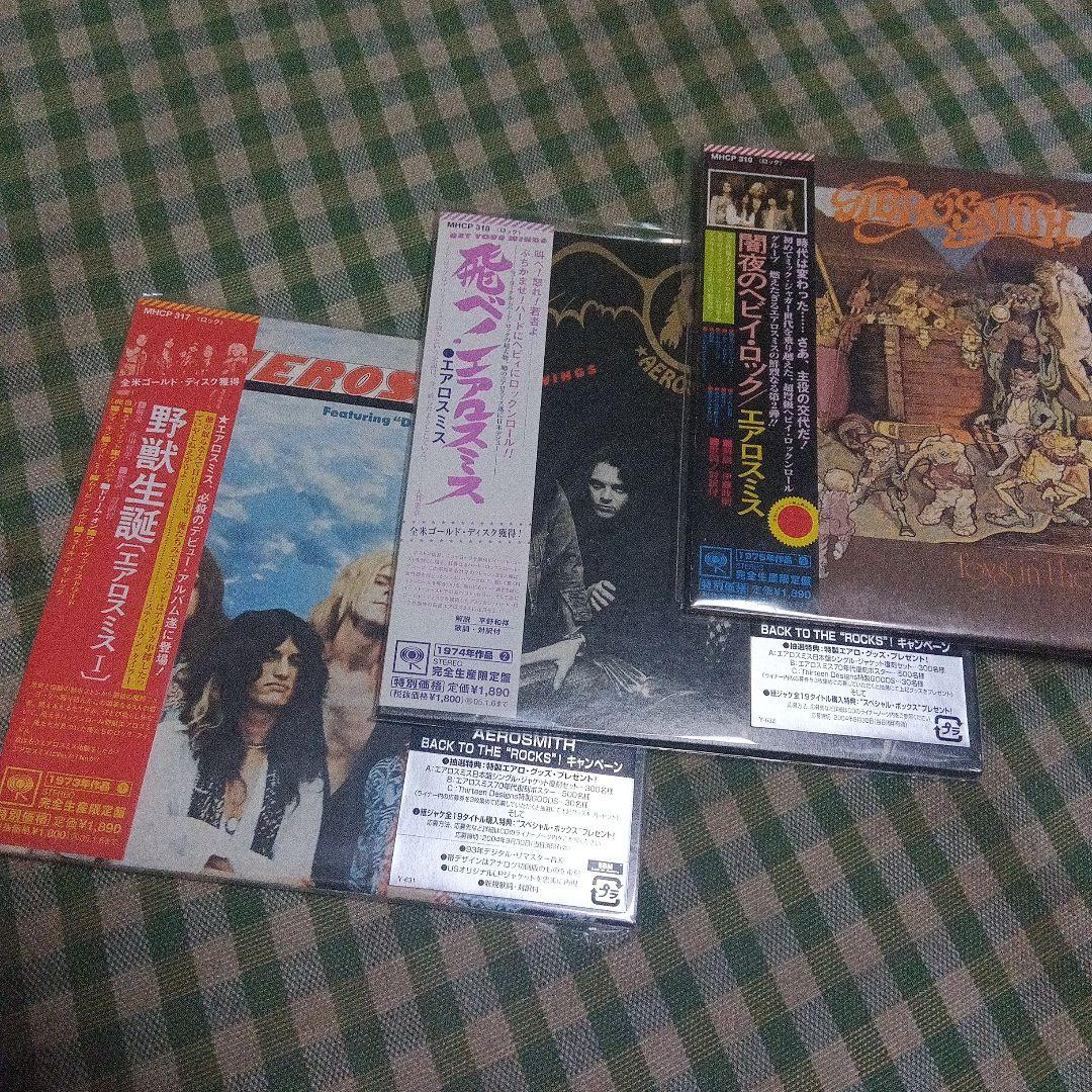 エアロスミス/紙ジャケCD10枚まとめ売り