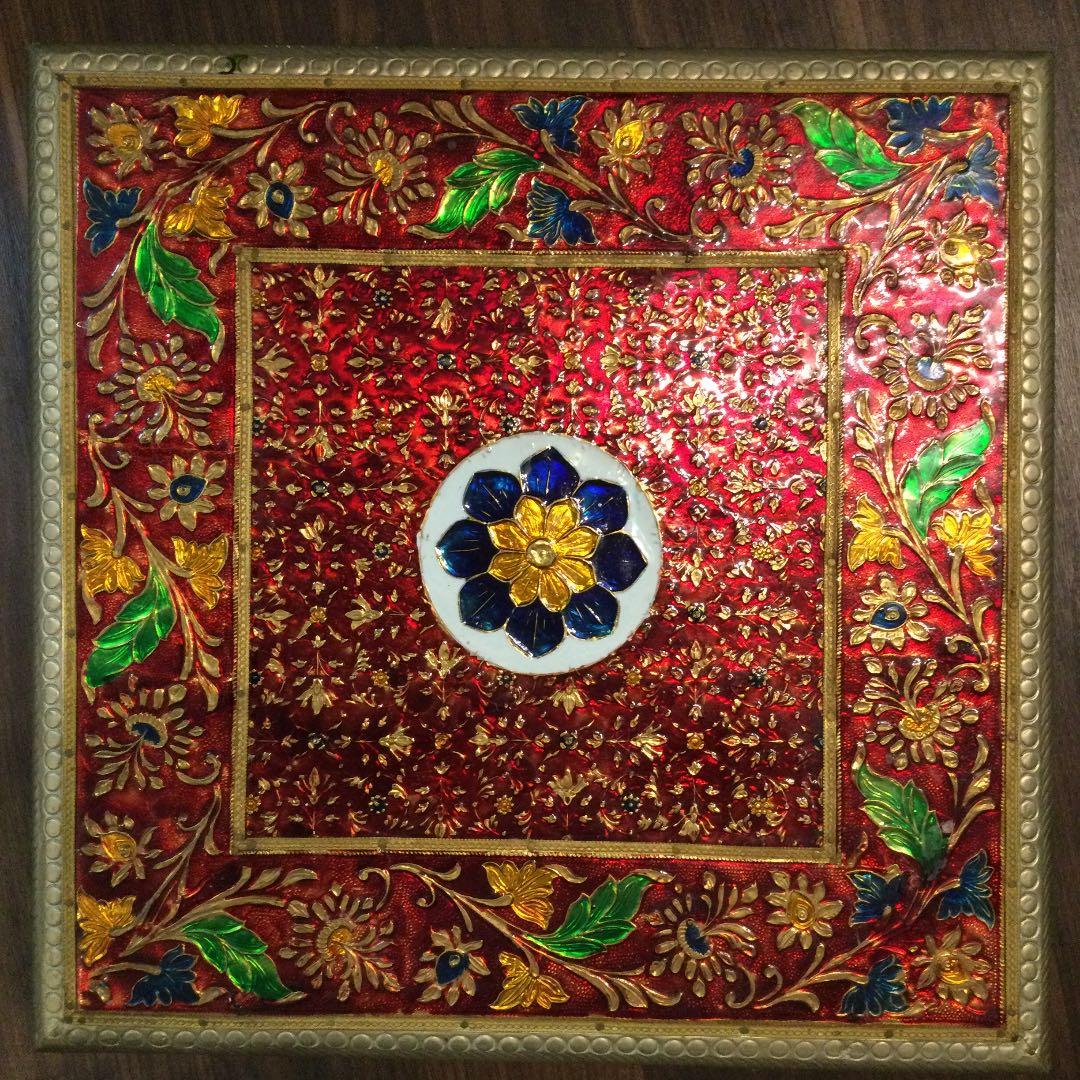 インド直輸入　インドインドした可愛いテーブル  インド雑貨 アジアン雑貨