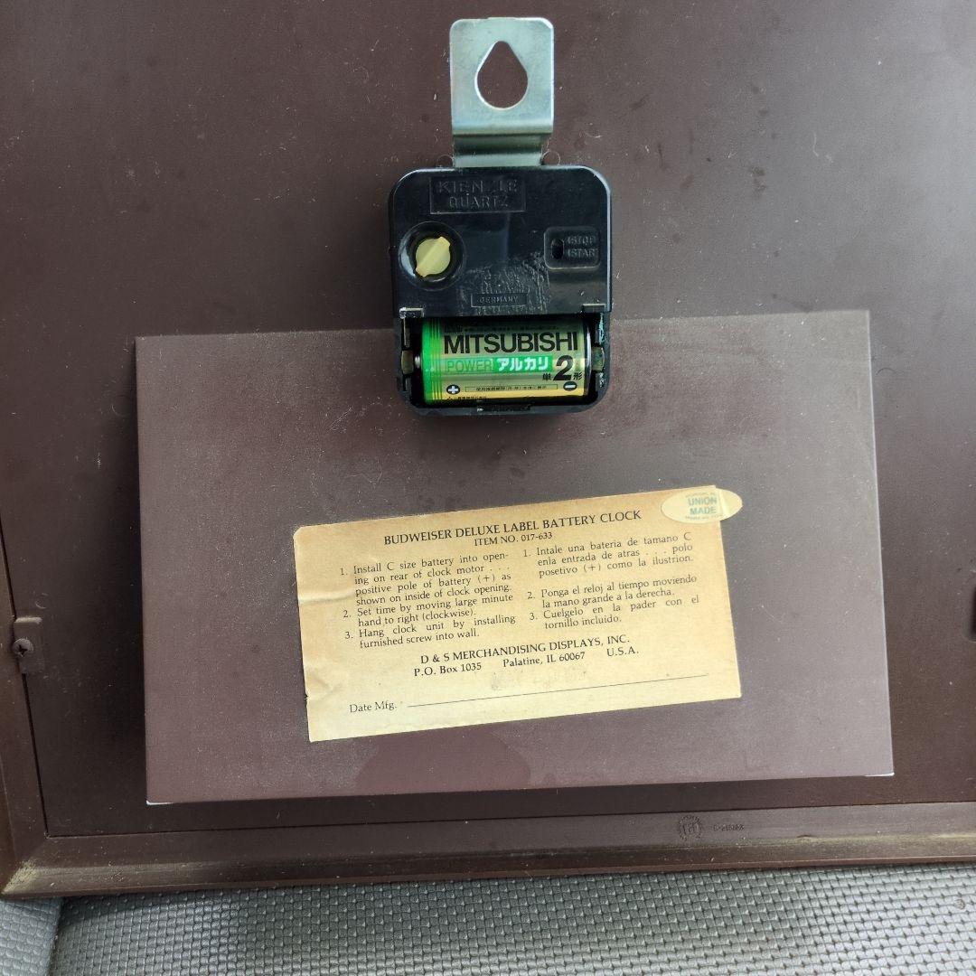 Nnnnn　バドワイザー　看板掛け時計　USA ジャンク