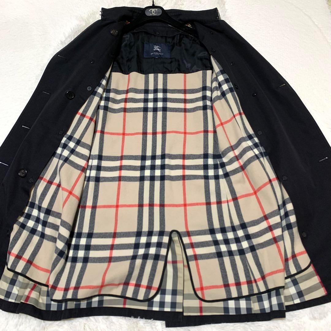 美品　バーバリーロンドン　トレンチコート　メガチェック　ライナー　ベルト　L