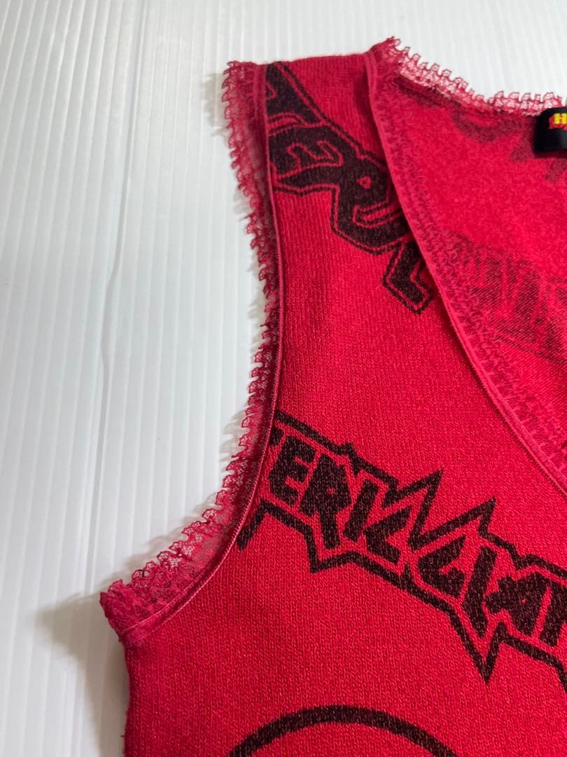 セール中　ヒステリックグラマー　ヒスガール　トップス　タンクトップ　マルチ　ロゴ