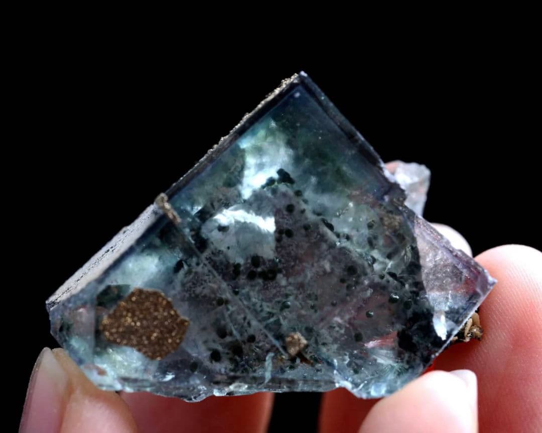 天然石 フローライト 鉱物　湖南省産　ヤオガンシャンフローライト原石