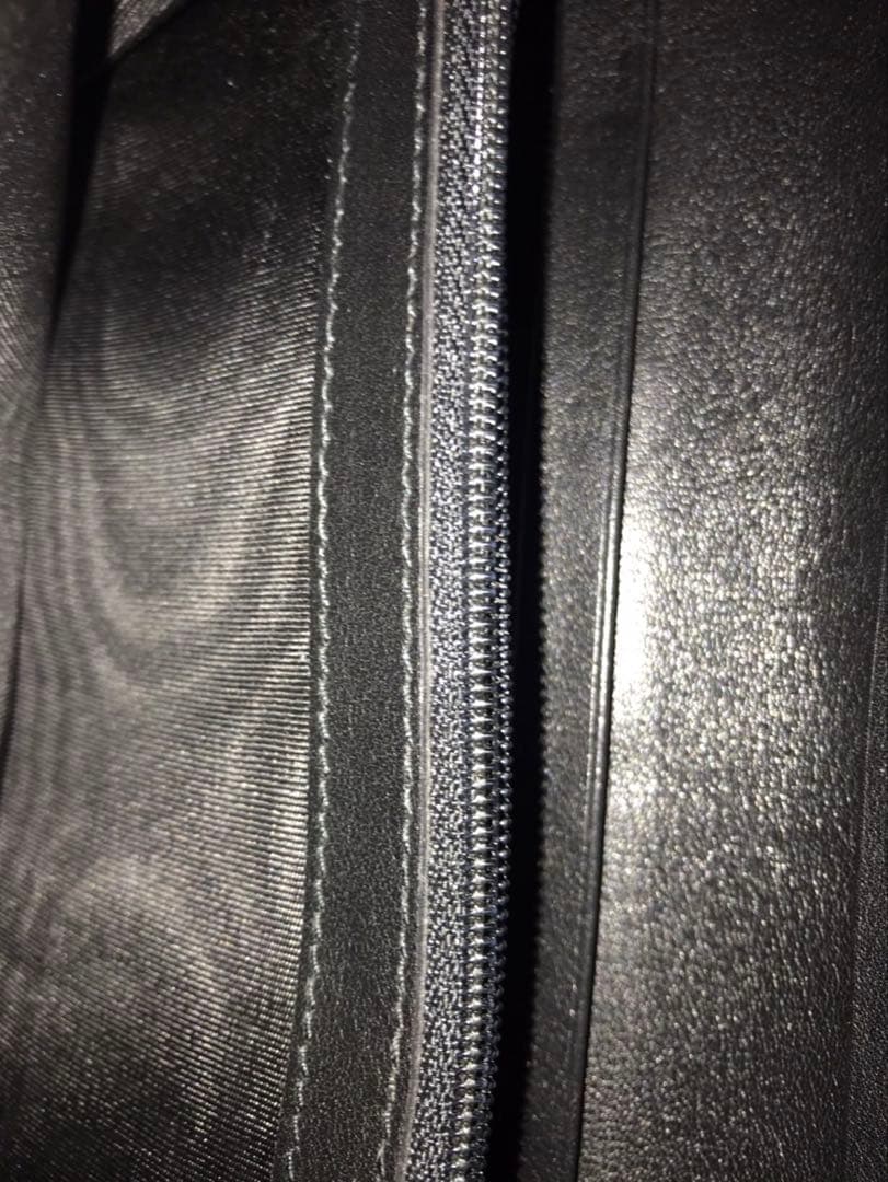 マイクログッチシマ シマレザー ロングウォレット 二つ折り財布 449396