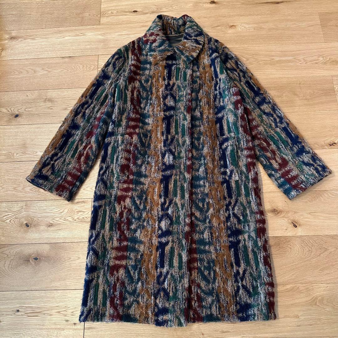 MISSONI リバーシブルコート 44 総柄