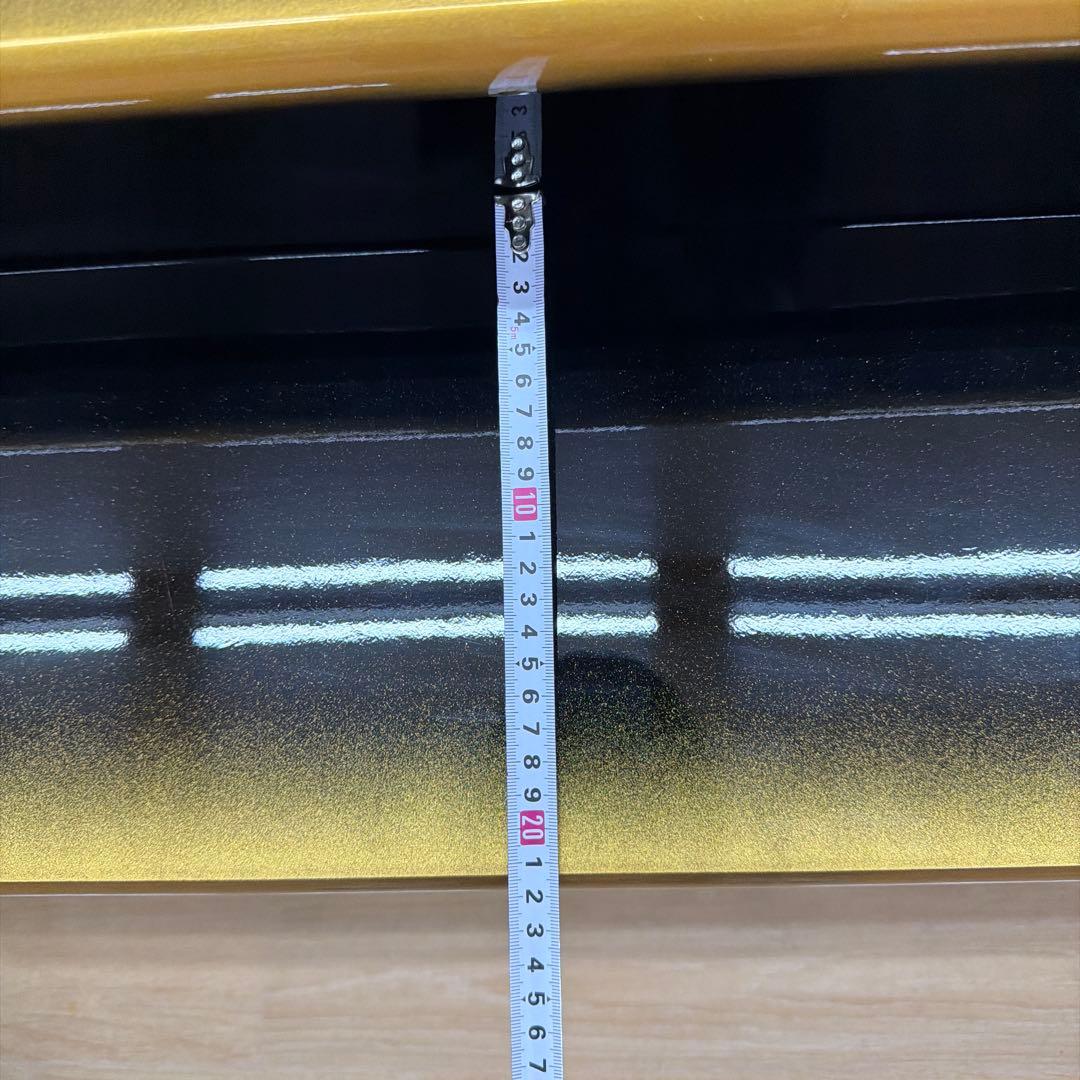 ひな祭り飾り 3段式 花柄　黒塗　100