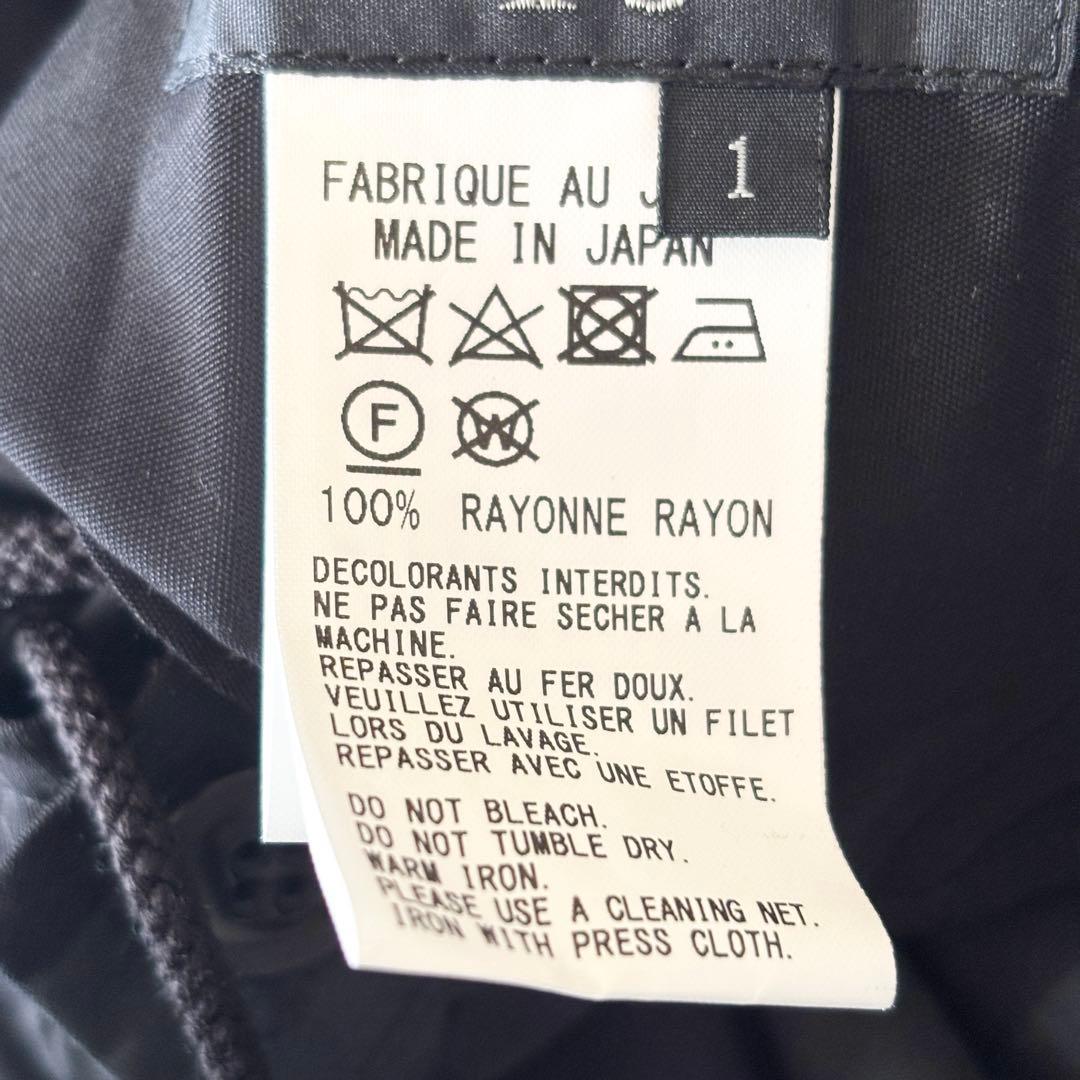 美品✨️ ワイズ 変形ドットスカート S ブラック 水玉 レーヨン100%