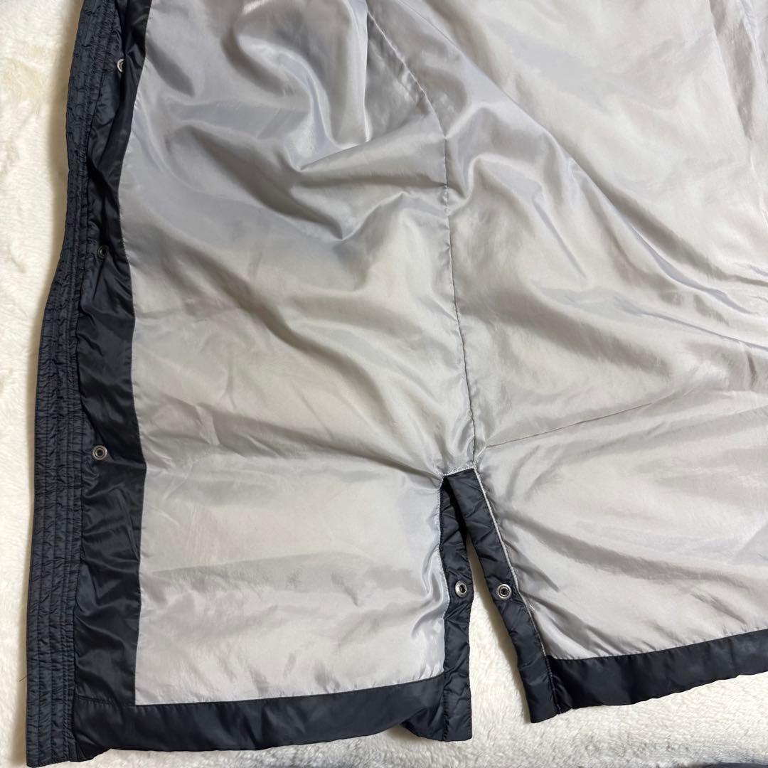 人気NIKE ダウンベンチコート　XXLサイズ　ブラック　ロング丈