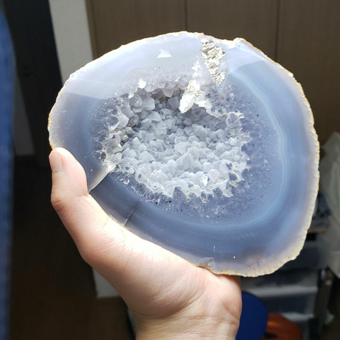 博物館級  メノウ  ジオード