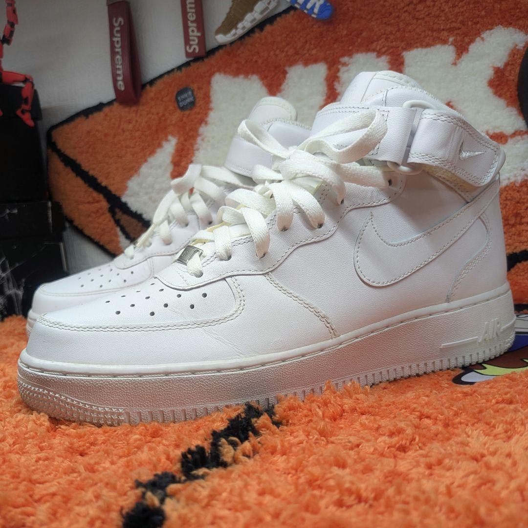 ナイキ エアフォース 1 ミッド 07 ホワイト 　26.5cm