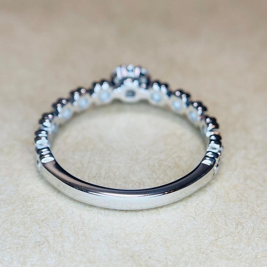 【GSTV】天然ダイヤモンド リング pt999 新品仕上げ