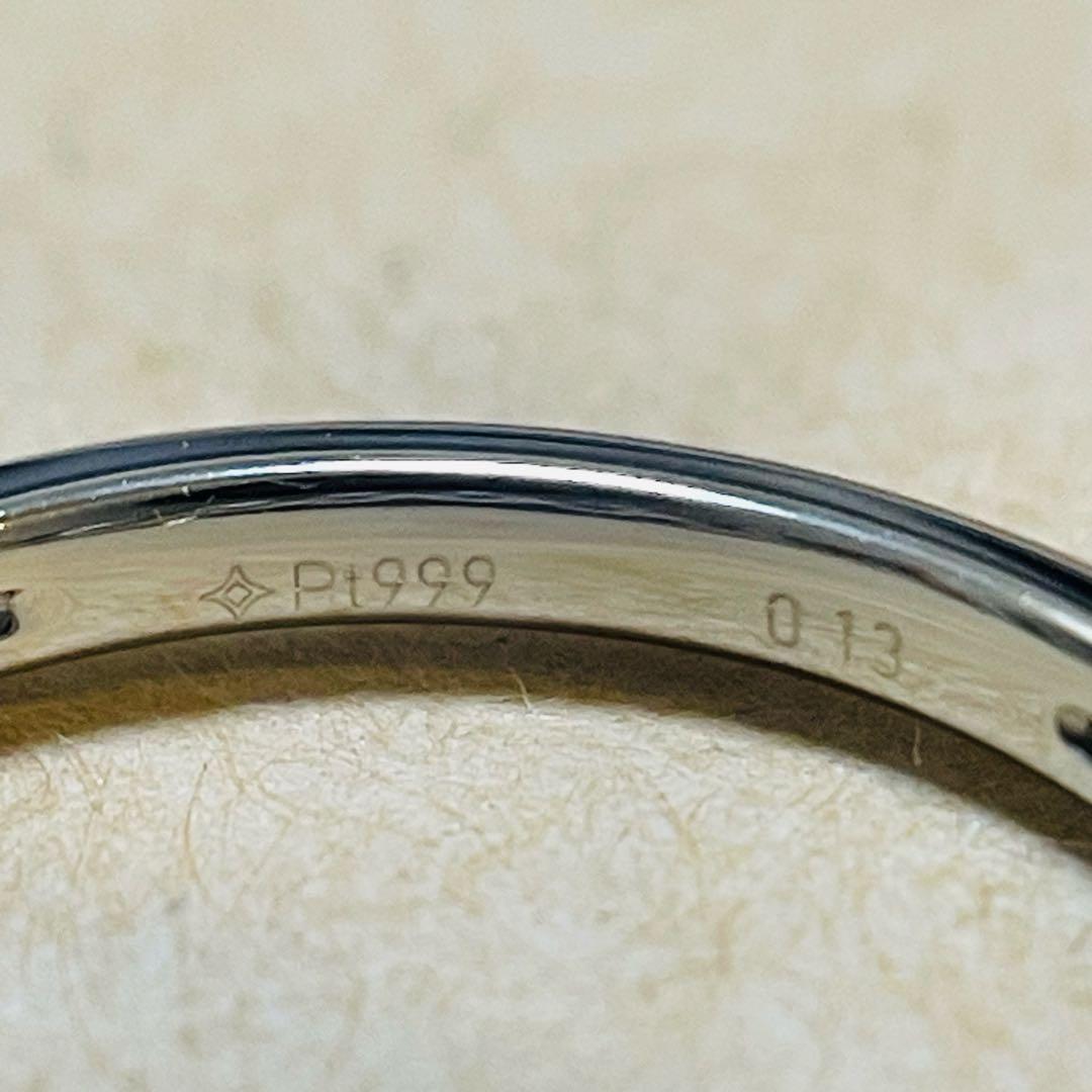 【GSTV】天然ダイヤモンド リング pt999 新品仕上げ