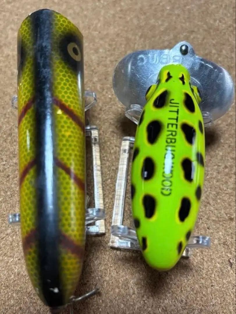 オールドルアー　OLDジッターバグ　出目　オールドヘドン　ラッキー13 ウッド