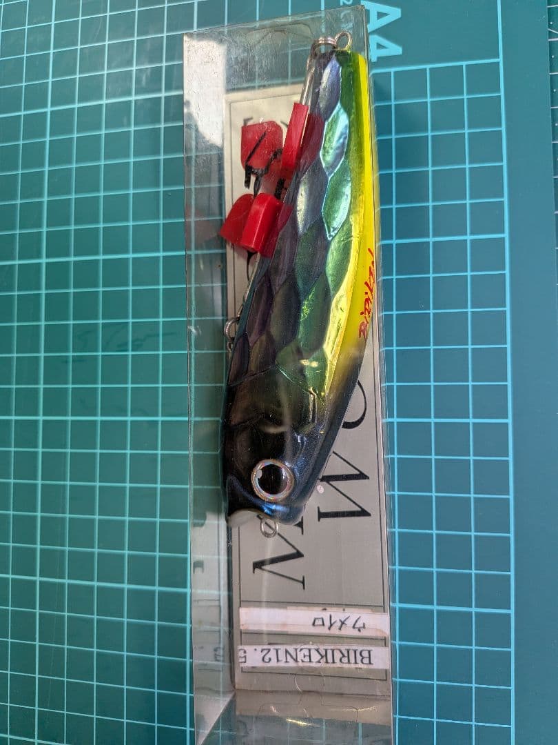 希少美品ミラクルワークスビリケンハンドメイドウッドルアー　 ウメイロ12.5cm