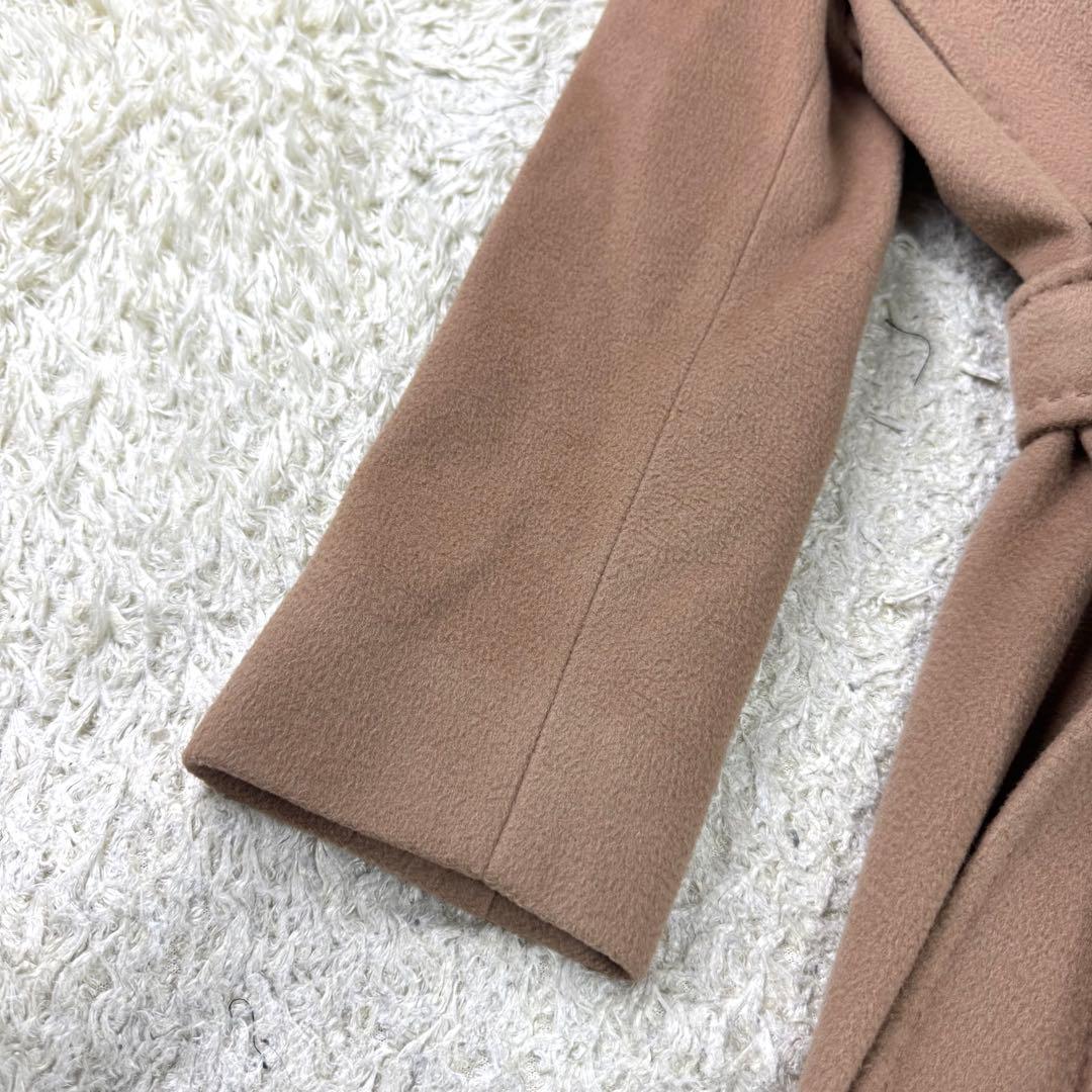 れ*な様 MaxMara ロリアナ 22年 ショールカラー ベルテッドコート キ
