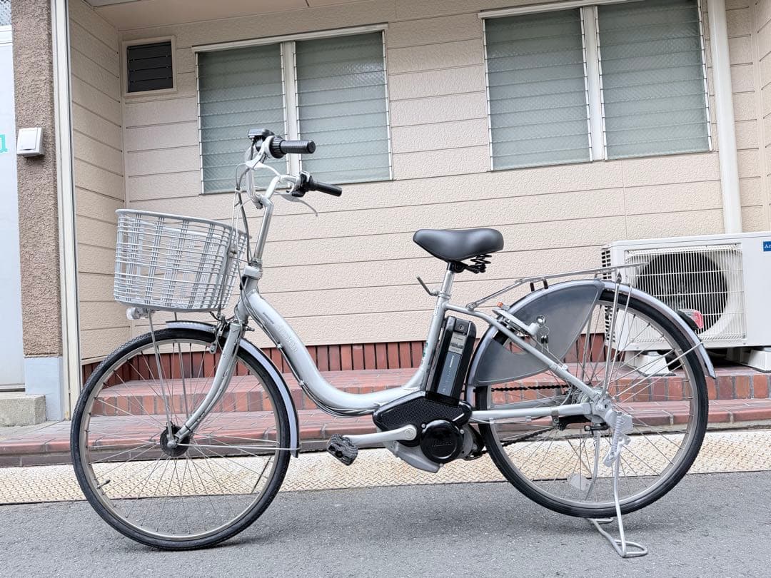 大阪府　ブリヂストン　シルバー 電動アシスト自転車 アシスト自転車