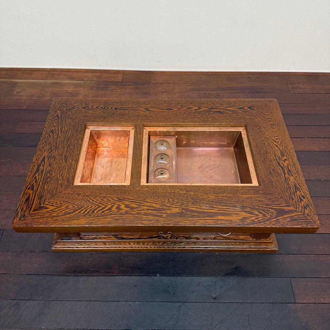 H110K41b 唐木 鉄刀木 タガヤサン 囲炉裏