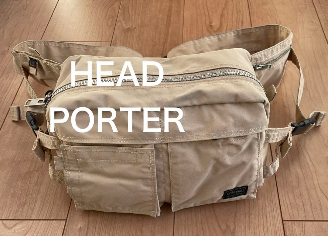 【初期】1999年HEAD PORTERアイガー ウエストバッグ ベージュ