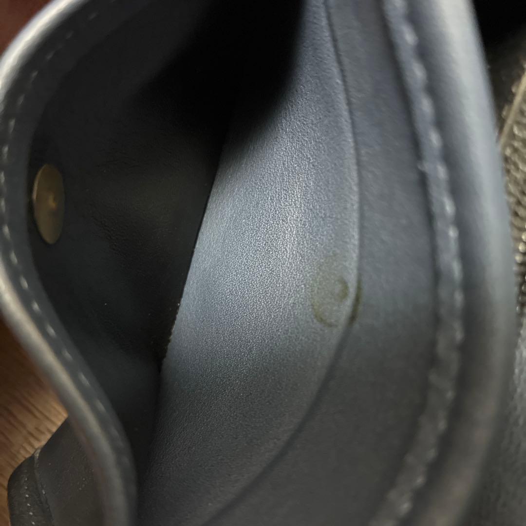 OLD COACH オールドコーチ　ブルーレザー　ケース　キーケース