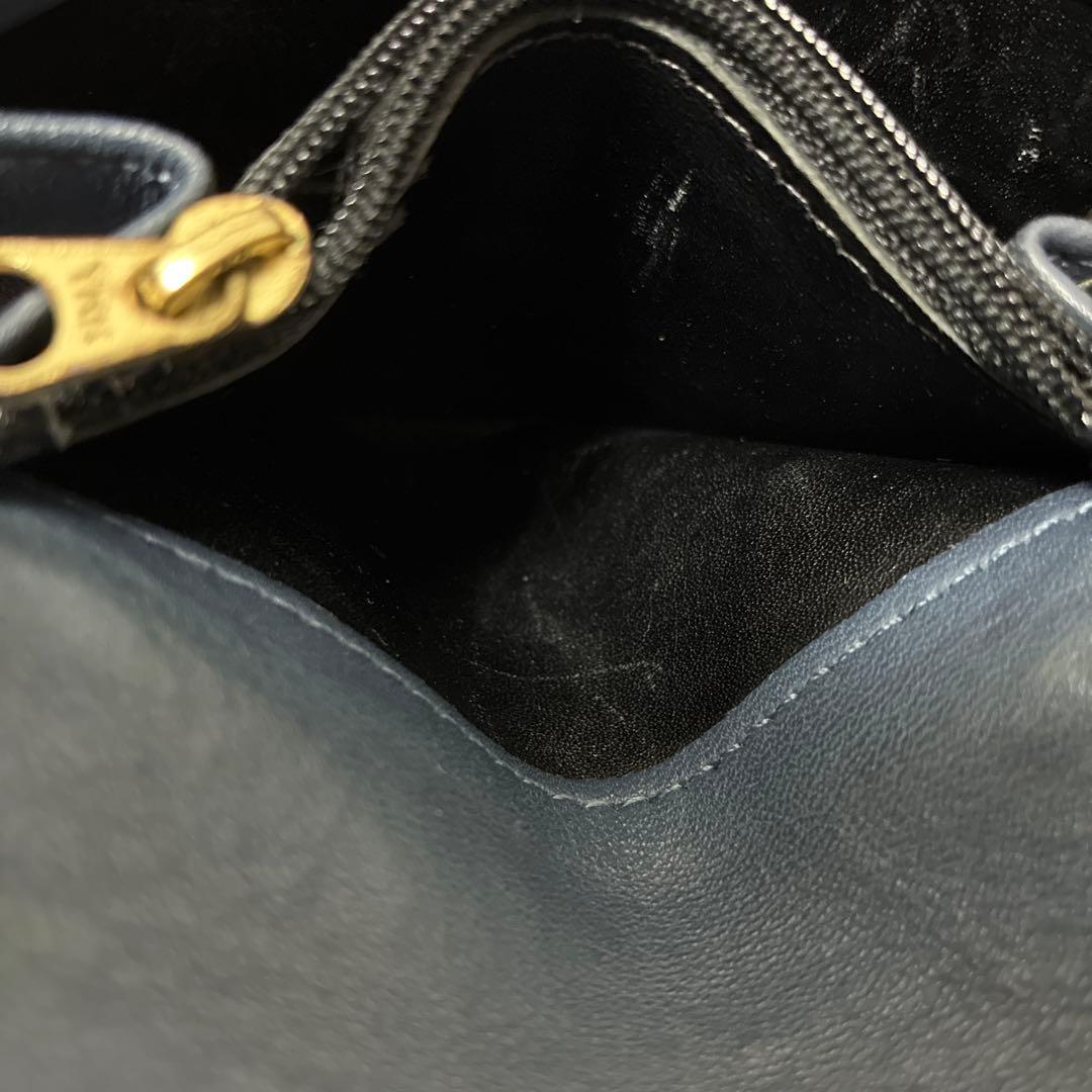 OLD COACH オールドコーチ　ブルーレザー　ケース　キーケース