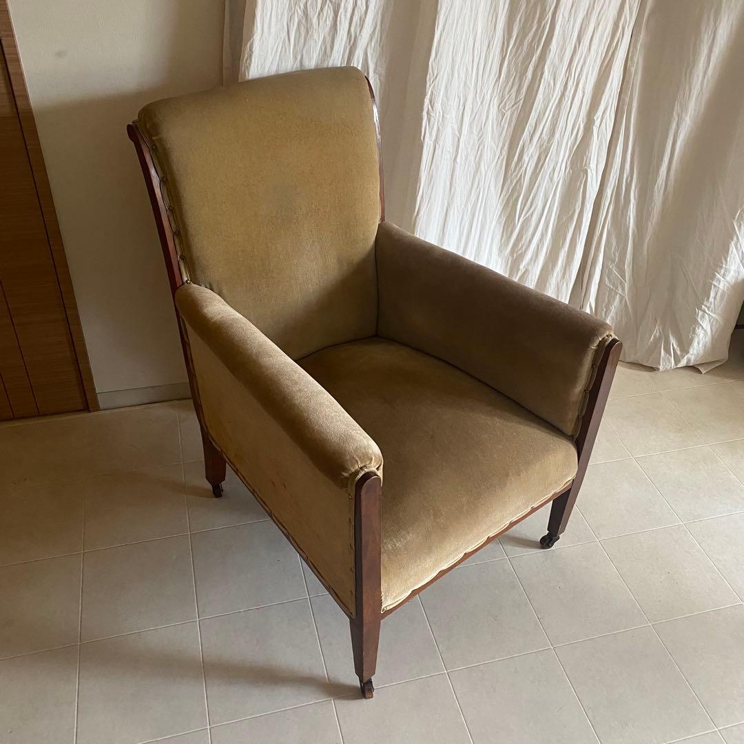 アンティーク　チェア　ソファ　英国　北欧　1人掛けソファ　ヨーロピアン　椅子