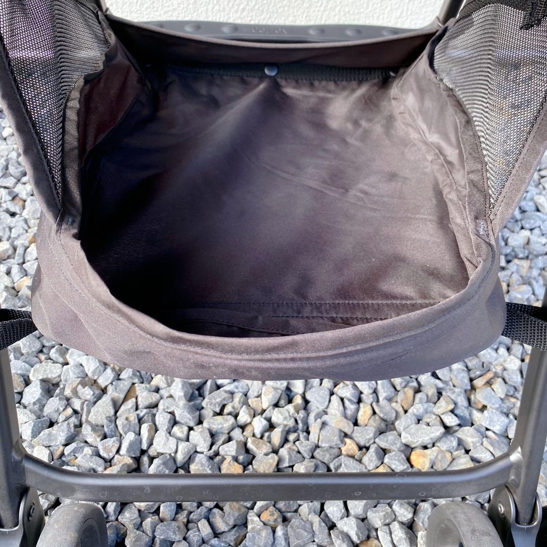 【クリーニング済】アップリカ カルーンエアーメッシュAB ベビーカー グレー