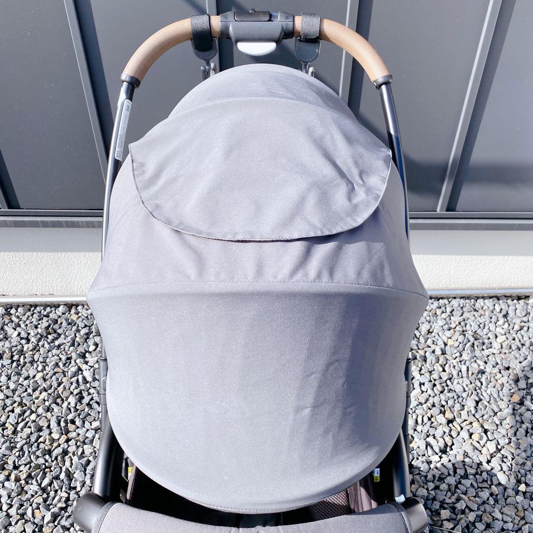 【クリーニング済】アップリカ カルーンエアーメッシュAB ベビーカー グレー