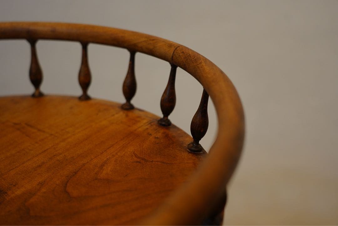 フランスアンティーク　回転棚　古木　1800年代　棚　回転　テーブル　シェルフ