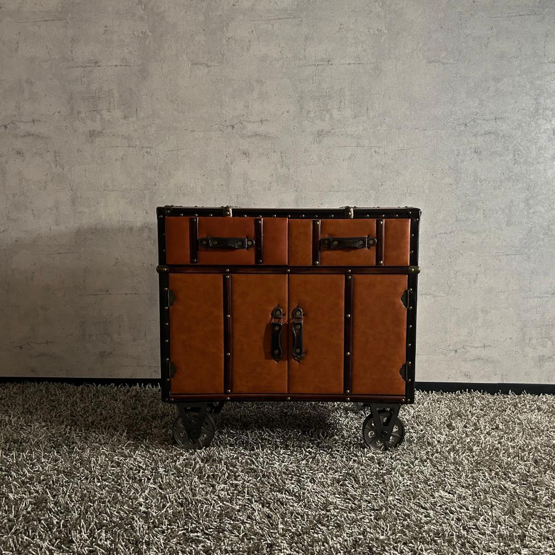 キャビネット 収納 おしゃれ チェストボックス レトロ ヴィンテージ インテリア