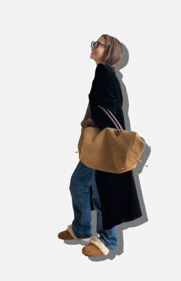 chiiiibag*Suède Big Boston　キャメル　完売品