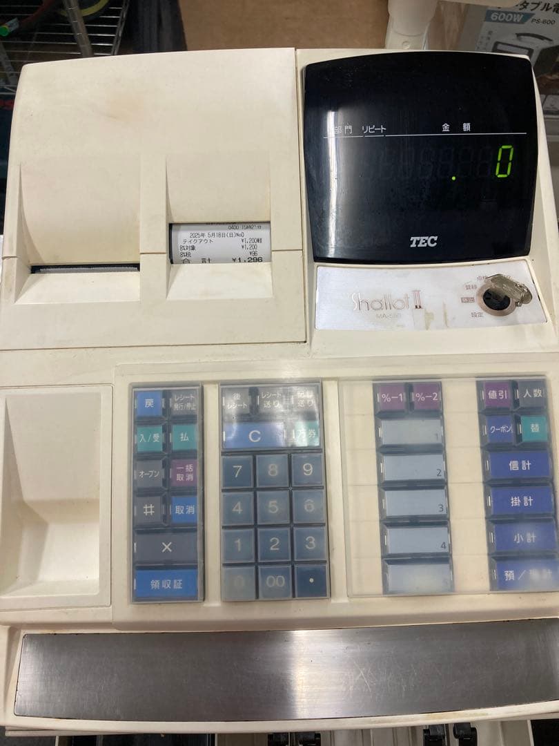 テック　電子レジスター MA-550