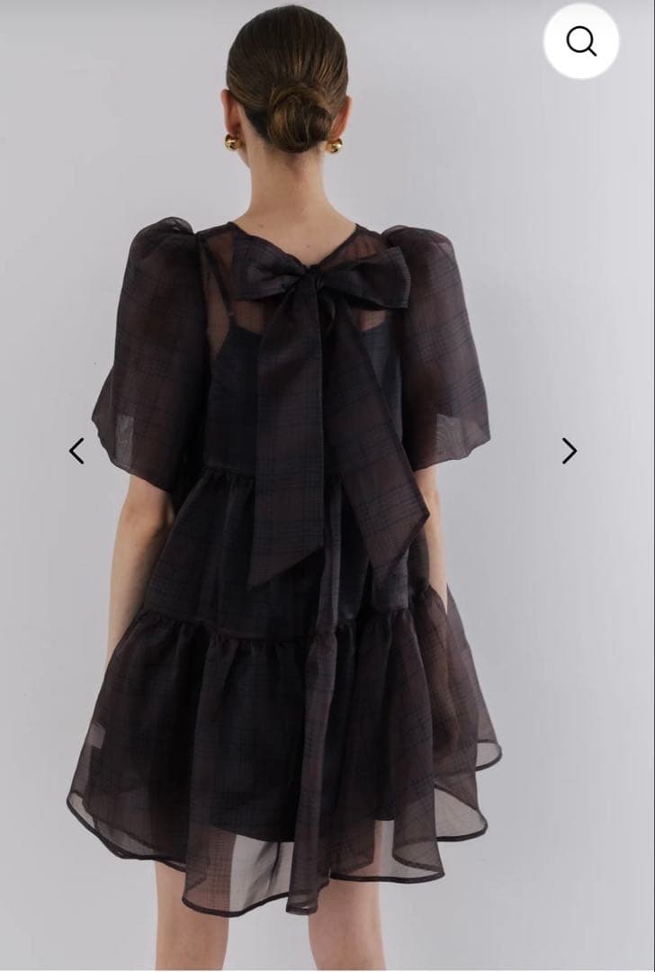【即日発送】The toe Bellevue Dress (brown M)